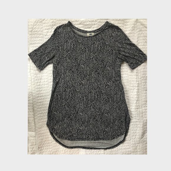 Old Navy Black and White Tunic Top - Picture 4 of 5